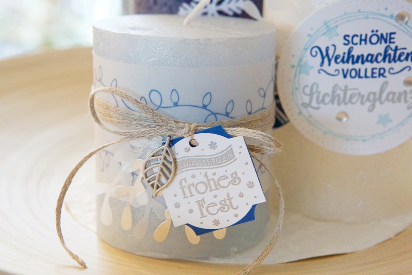 Kerzentrio mit Stampin' Up!