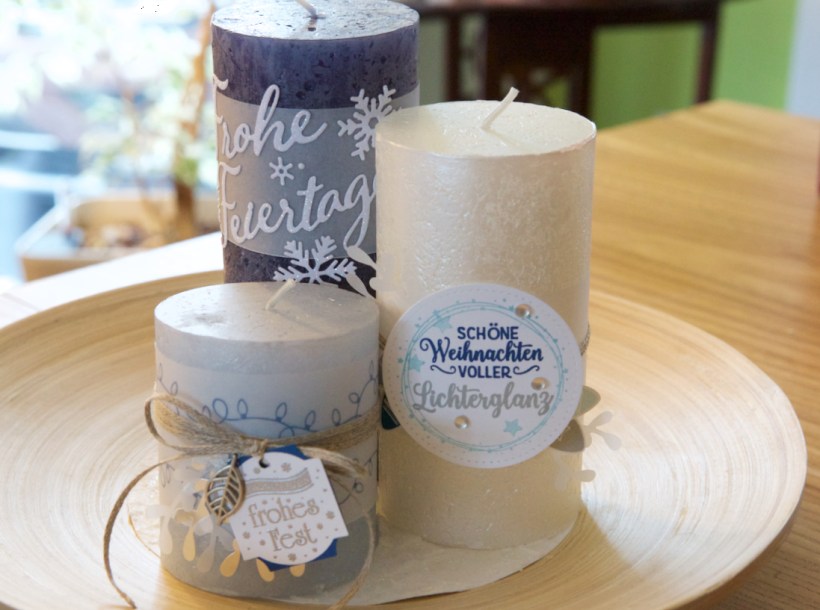 Kerzentrio mit Stampin' Up!