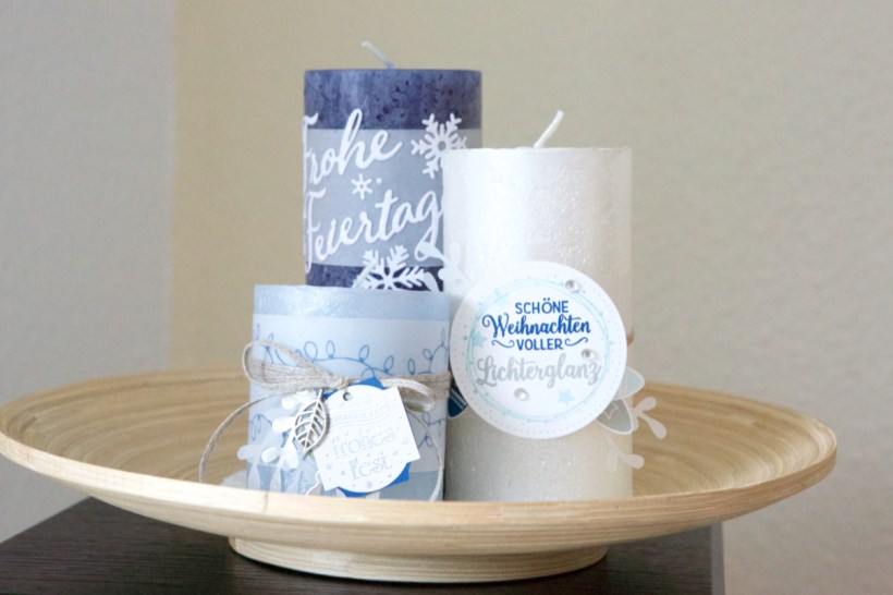 Kerzentrio mit Stampin' Up!