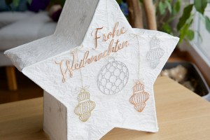 Weihnachtsstern-Lampe mit Stampin' Up!