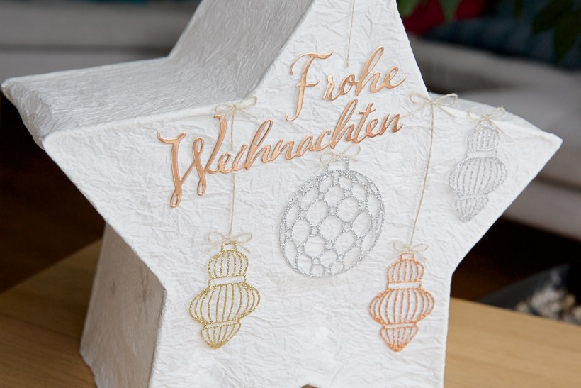 Weihnachtsstern-Lampe mit Stampin' Up!