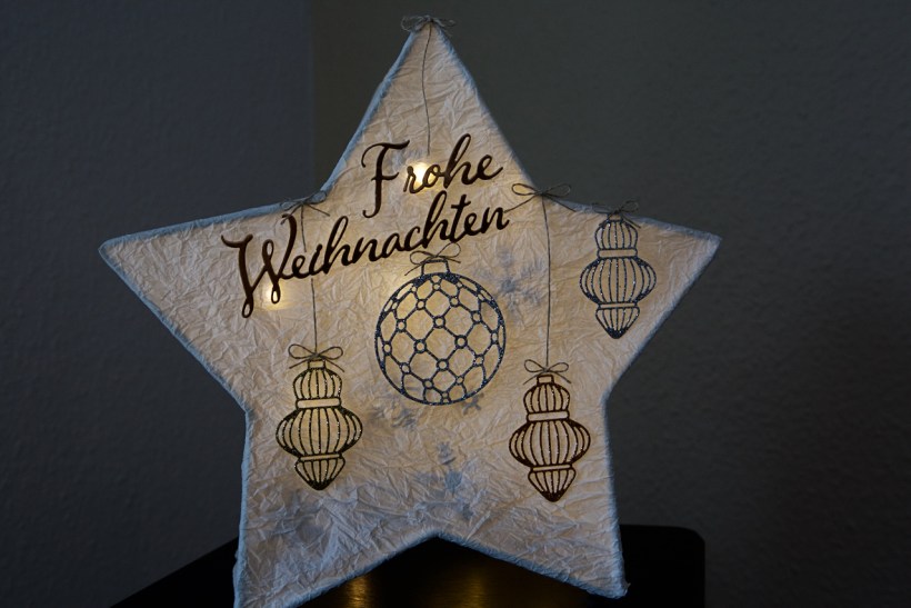Weihnachtsstern-Lampe mit Stampin' Up!
