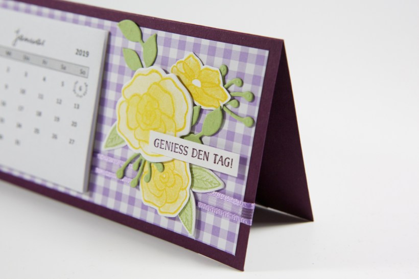 Tischkalender mit Material von Stampin' Up!