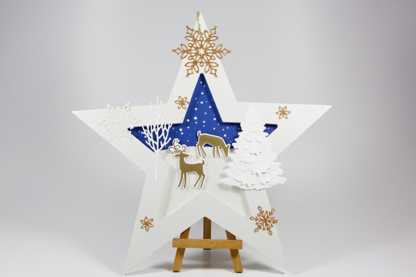 Fensterdeko-Stern mit Material von Stampin' Up!