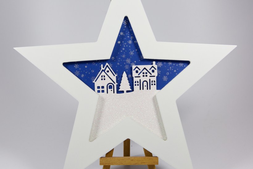 Fensterdeko-Stern mit Material von Stampin' Up!