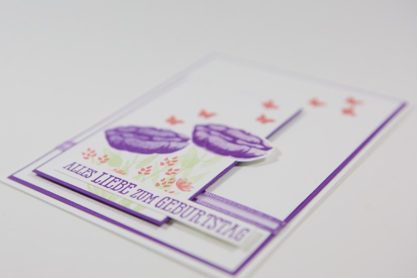 Geburtstagskarte mit Alles was Freude macht von Stampin' Up!