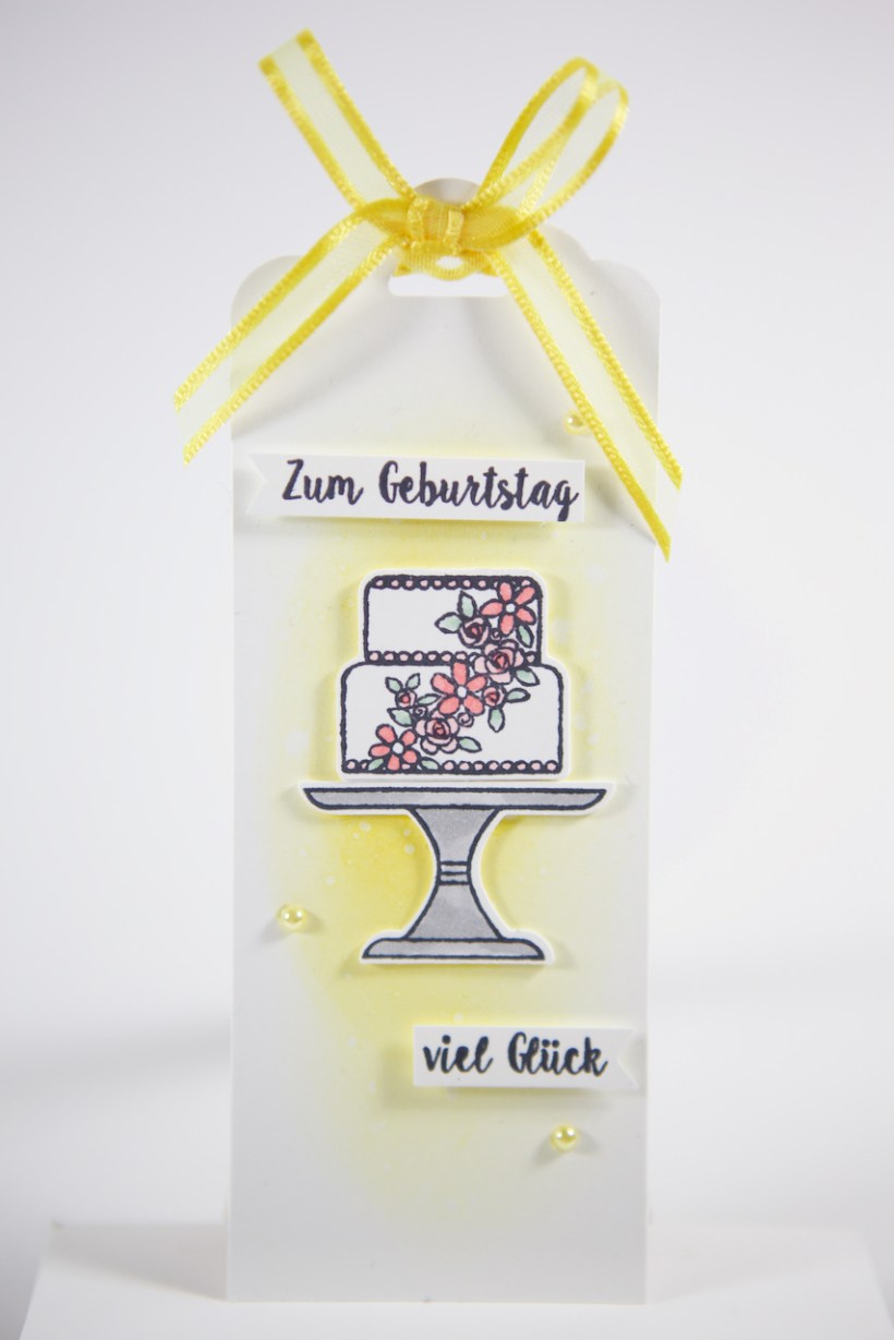 Geburtstagsanhänger mit Stampin' Up!
