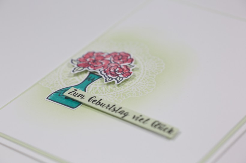 Einfache Geburtstagskarte mit vibrant vases von Stampin' Up!