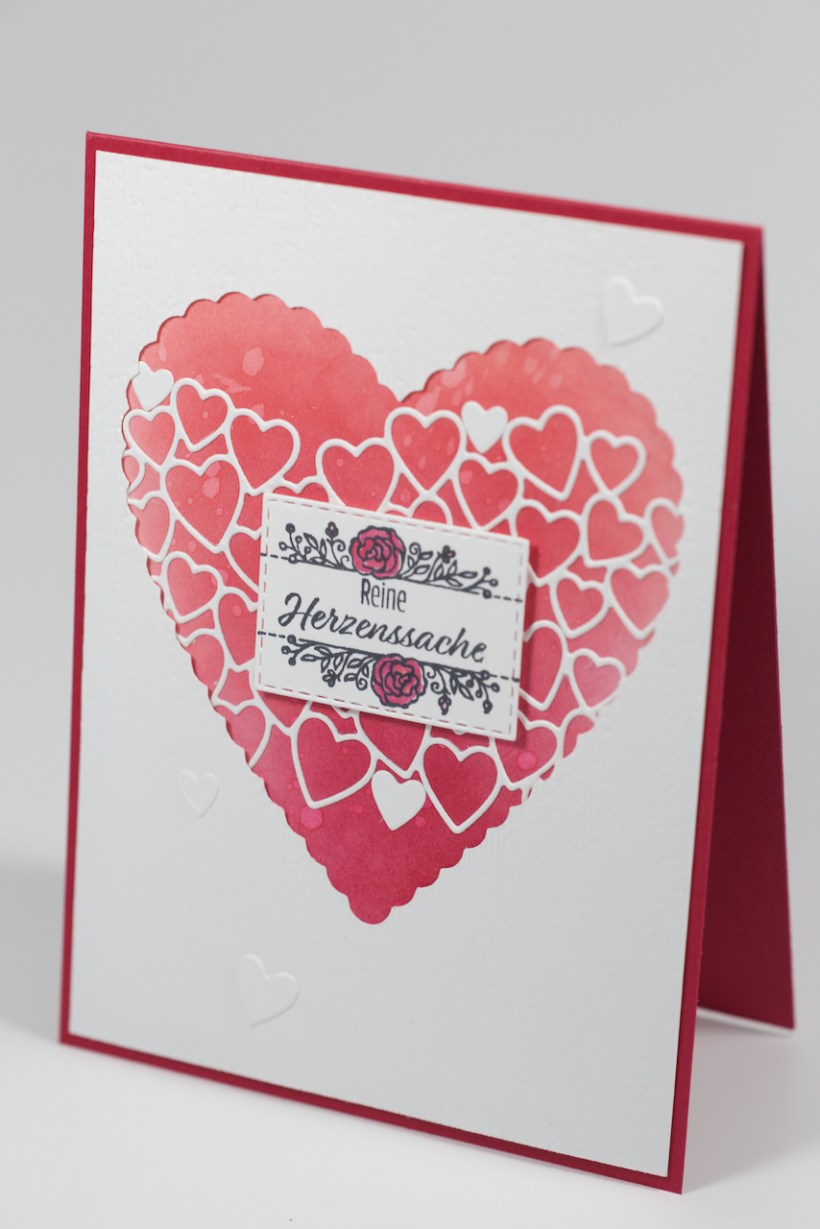 Valentinskarte mit Stampin' Up!