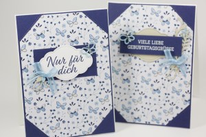 Notizbuch-Grußkarten mit Material von Stampen' Up!