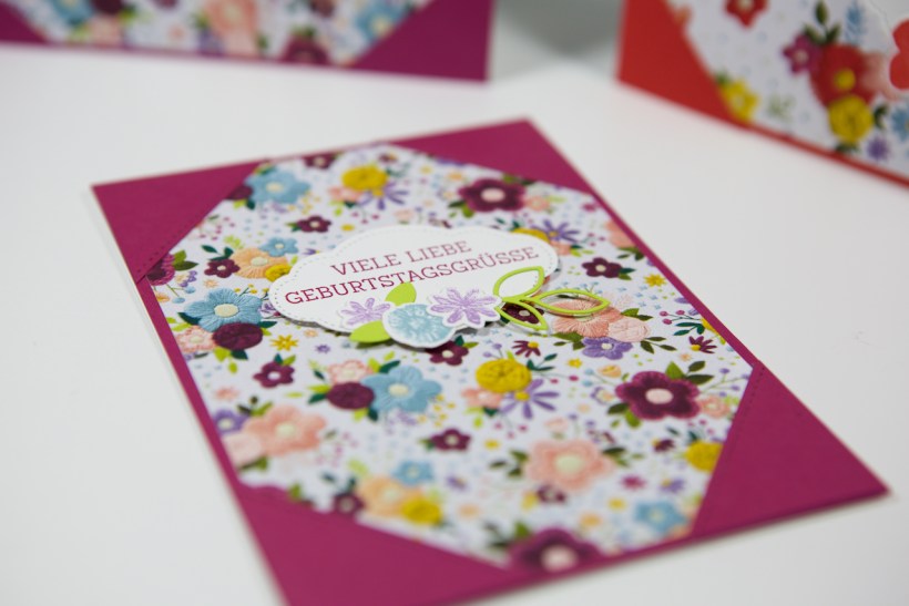 Notizbuchkarten mit Stampin' Up!