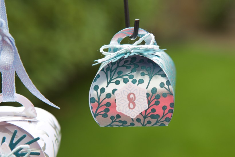 Adventskalender aus Mini-Zierschachteln von Stampin' Up!