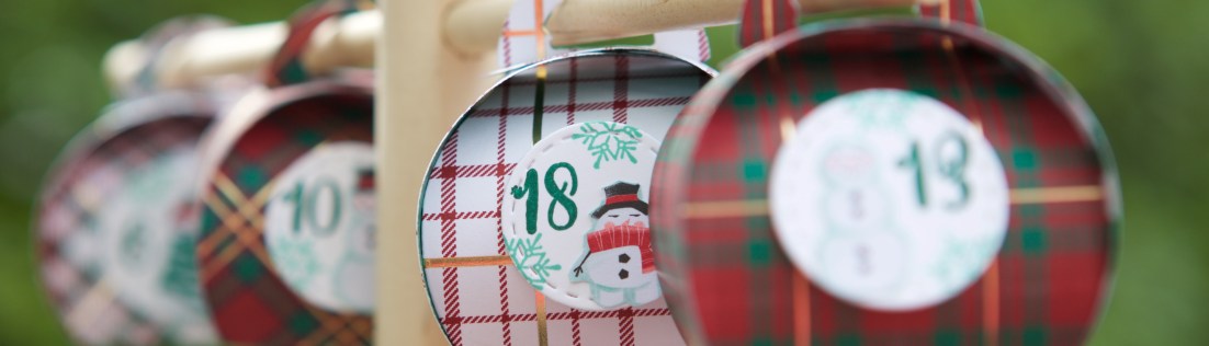 Adventskalender-Baum mit Mini-Zierschachteln von Stampin' Up!