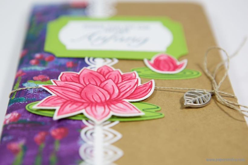 Travellers Notebook-Einlagen mit Seerosen von Stampin' Up!