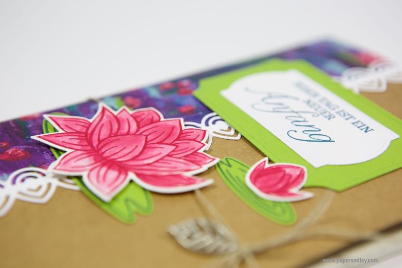 Travellers Notebook-Einlagen mit Seerosen von Stampin' Up!