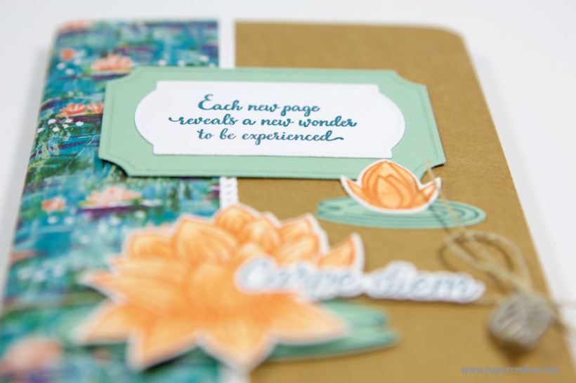 Travellers Notebook-Einlagen mit Seerosen von Stampin' Up!