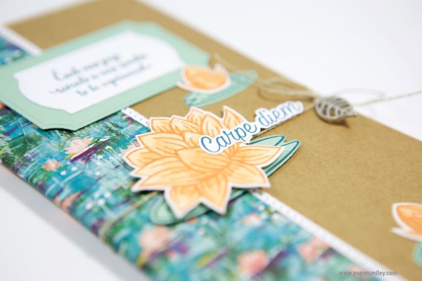 Travellers Notebook-Einlagen mit Seerosen von Stampin' Up!