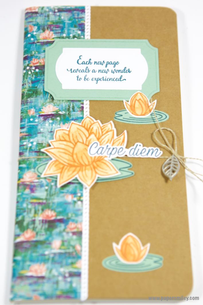 Travellers Notebook-Einlagen mit Seerosen von Stampin' Up!