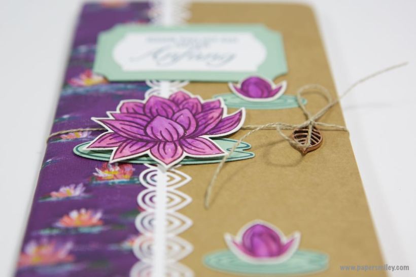 Travellers Notebook-Einlagen mit Seerosen von Stampin' Up!
